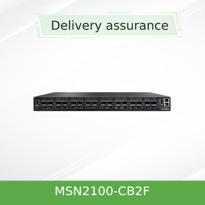 2 Schalter MSN2100-CB2F 100GbE 1U 16 QSFP28 Kern-trägt kurzer Tiefe Mellanox SN2000 2 Wechselstrom P.S. X86