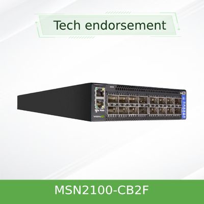 MSN2100-CB2F Mellanox Ethernet schaltet halbe Breite 10/25GbE und 100GbE