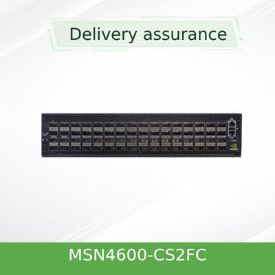 100GbE 2U offener Mellanox-Netzwerkschalter MSN4600-CS2FC mit Cumulus Ethernet