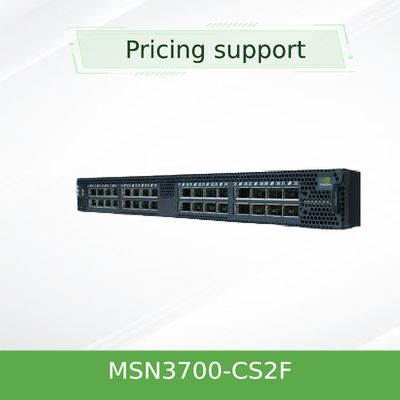 MSN3700-CS2F Mellanox tiefe X86 der Netz-Schalter-Versorgungs-(Wechselstrom) Standardluftstrom-Schienen-Ausrüstung CPU P2C