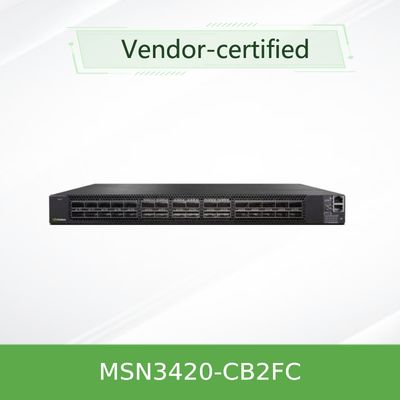 Ethernet-Schalter MSN3420-CB2F Mellanox-Netz-Schalter Soems 25GbE/100GbE Mellanox Quelle