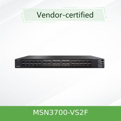 MSN3700-VS2F 200GbE Mellanox Gestell-Berg des Netz-Schalter-SN3000 1U