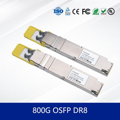 Hochgeschwindigkeits-800G-OSFP-112-DR8-CC-OSFP08DR8-12D-Transceiver-Modul für Rechenzentren