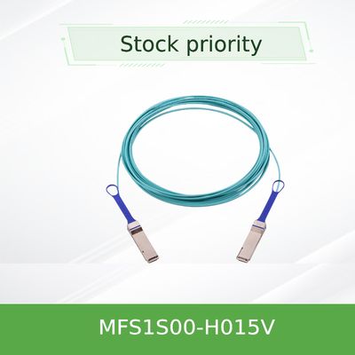 MFS1S00-H015V Aoc aktives Lichtleiterkabel 200Gb/S IB HDR QSFP56 15m