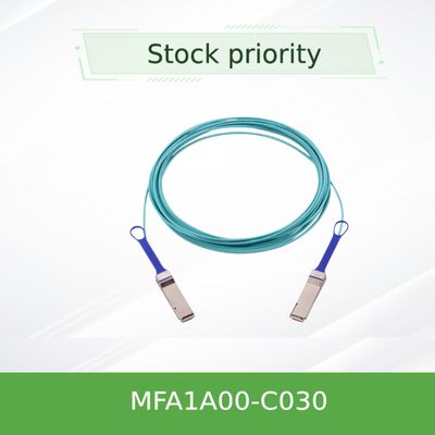 Aktives optisches AOC Mellanox 100GbE verkabelt MFA1A00-C030 QSFP LSZH 30m