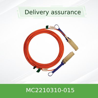 Orange 40GbE QSFP+ aktiver optischer Mellanox DAC Cable Ethernet MC2210310-015 15M