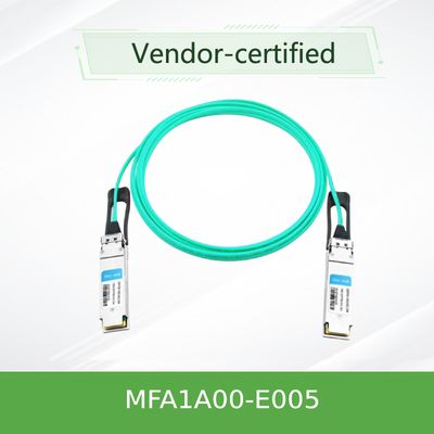 MFA1A00-E005 aktives Lichtleiterkabel InfiniBand EDR bis zu Kabel 100Gb/S QSFP LSZH 5m Mellanox AOC
