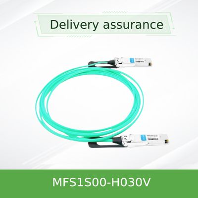 MFS1S00-H030V IB 200G mellanox Aoc-Kabelnetzwerk verkabeln 30M niedrige Hochgeschwindigkeitslatenz QSFP56