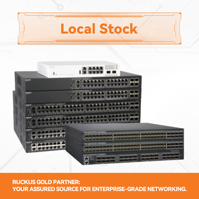 Neuer Original Ruckus Kompakter stapelbarer Ethernet-Schalter Icx8200-C08zp PoE++-Schalter