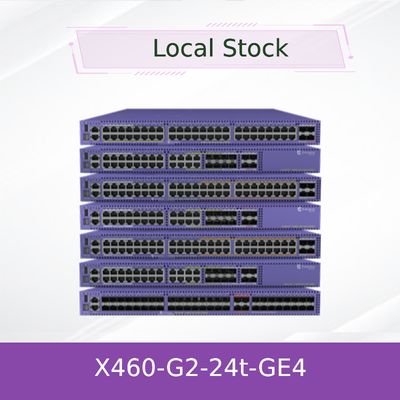 Stapelbarer 24ports extremer Schalter X460-G2-24t-GE4-Base 216Gbps des Netz-AVB