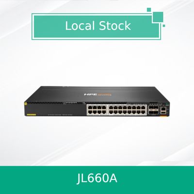 Hpe Aruba Networking Cx 6300m 24 Hpe Smart Rate Poe und 4 SFP56 Schalter (JL660A)