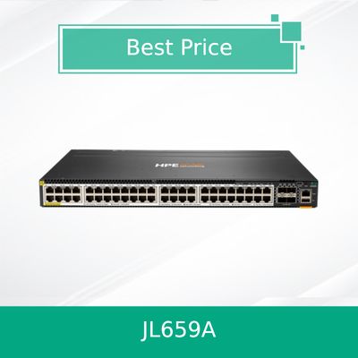 Hpe Aruba Networking Cx 6300m 48-Port Hpe Smart Rate 1/2.5/5gbe Poe und 4-Port SFP56 Schalter (JL659A)