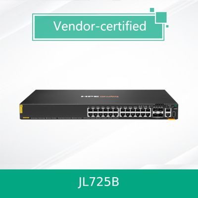 100% Original Produkte Hpe Aruba Networking Cx 6200f 24G Class-4 Poe 4SFP+ 370W Switch (JL725B)
