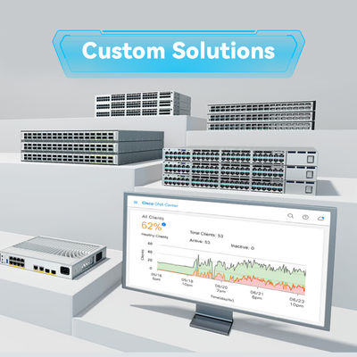 C9200-24t-a Neuer Cisco Catalyst Access 24X 1g RJ45 Ports Gigabit Ethernet Modular Enterprise Switch C9200-24t-a