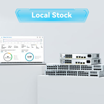 Neuer original C9200L-24p-4X-E Netzwerk-Switch der 9200er Serie mit 24 Ports, Daten, 4x10G Uplink, Kilomega PoE-Switch C9200L-24p-4X-E auf Lager