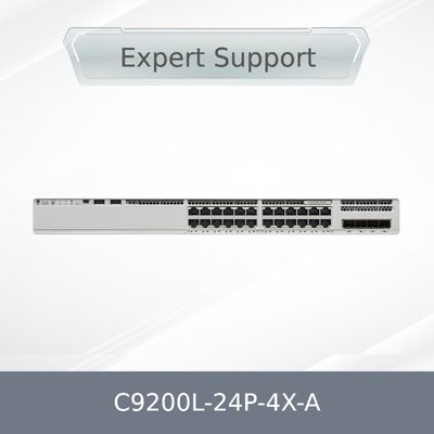 Neue Originalfabrik versiegelt C9200L-24p-4X-a 9200L 24-Port Poe + 4 X 1g Netzwerkvorteil Ciscos Switch C9200L-24p-4X-a