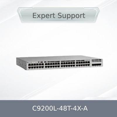 Brandneuer Original-Netzwerk-Switch Cisco C9200 Serie 48-Port C9200L-48t-4X-a Uplink Data SFP Switch auf Lager