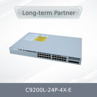 Neuer original C9200L-24p-4X-E Netzwerk-Switch der 9200er Serie mit 24 Ports, Daten, 4x10G Uplink, Kilomega PoE-Switch C9200L-24p-4X-E auf Lager