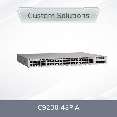 Hochwertiger Cisco C9200-48p-a C9200-Serie 48-Port Poe+ Netzwerkvorteil Switch