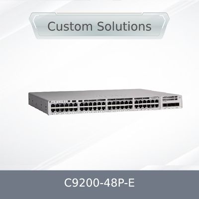 C9200-48p-E 48X 1g RJ45 Poe+Port Netzwerkschalter 48 Port Poe+Network Essentials mit X1 Wechselstromversorgung