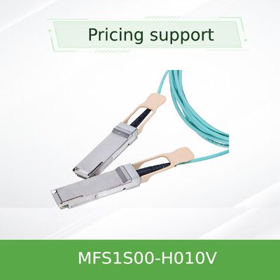 Mellanox MFS1S00-H010V 10m 200 Gbit/s QSFP56 Aktives Optisches Kabel  Erweiterte Reichweite für Rechenzentrumsnetzwerke