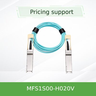 Mellanox MFS1S00-H020V 20m 200 Gbit/s QSFP56 Aktives optisches Kabel für Long-Reach-Rechenzentrum-Interconnect-Lösungen