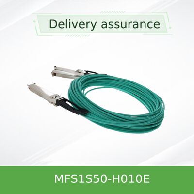 NVIDIA MFS1S50-H010E 200G bis 2x100G QSFP56 AOC Splitterkabel mit geringer Latenz