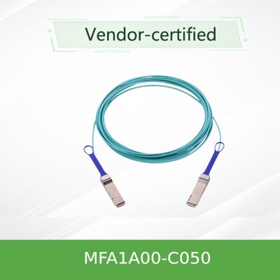 NVIDIA MFA1A00-C050 100G AOC für Rechenzentren und Ethernet-Netzwerke