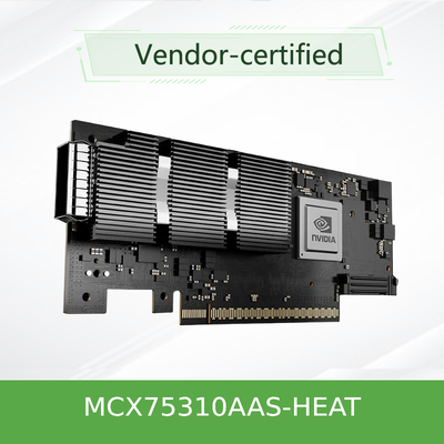 ConnectX‐7 MCX75310AAS‐HEAT 400G NDR Smart NIC   Inline Verschlüsselung und PCIe Gen5