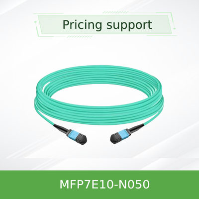 NVIDIA MFP7E10-N050 50m MPO-12/APC Multimode Faserkabel für 400G/800G InfiniBand und Ethernet