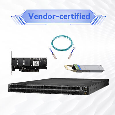 MQM9700-NS2R 400Gb/s InfiniBand Switch – 64 x QSFP56, 1U, C2P Airflow for Rear-to-Front Cooling