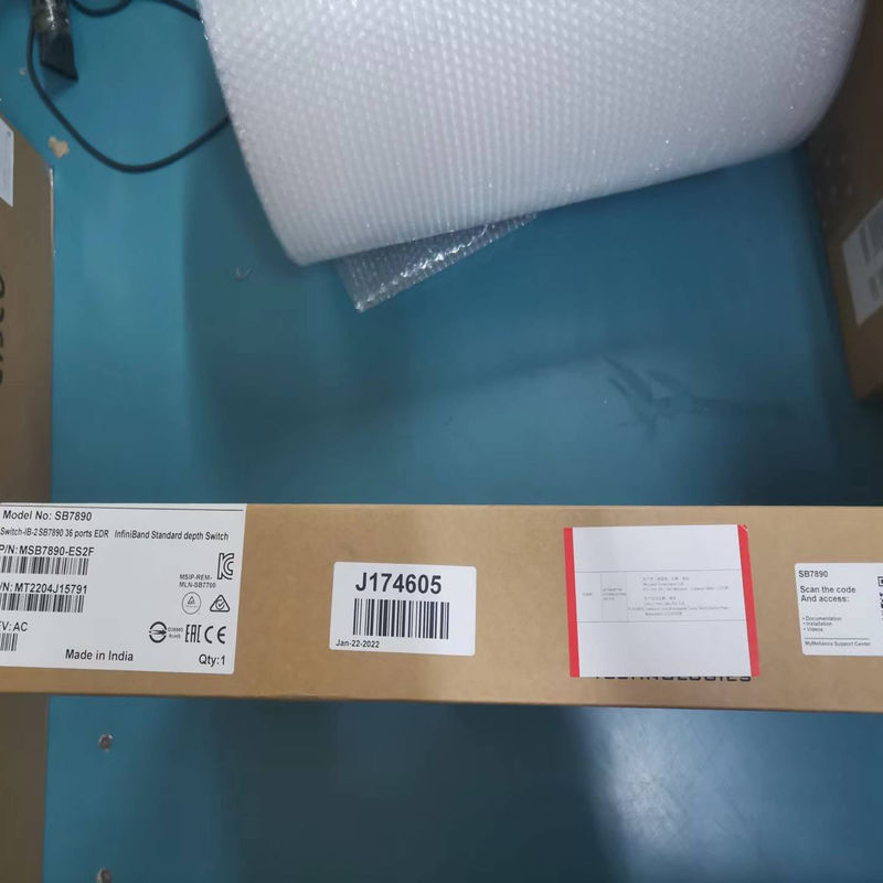 36p außen handhabte nichtblockierenden Schalter MSB7890-ES2F EDR 100Gb/S Smart Mellanox Infiniband