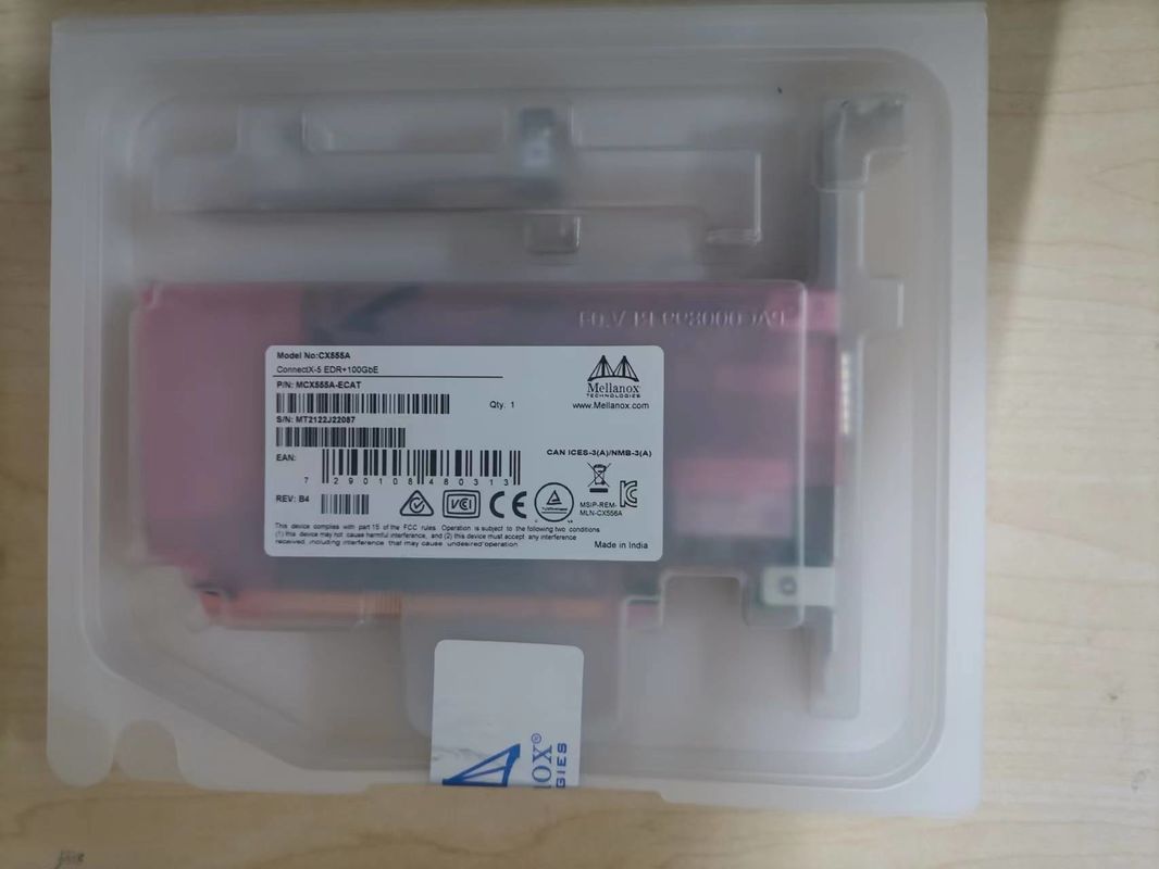 Mellanox-Netzwerkkarte VPI Mellanox 100gbe Nic Adapter Card MCX555A-ECAT ConnectX-5 EDR 100GbE