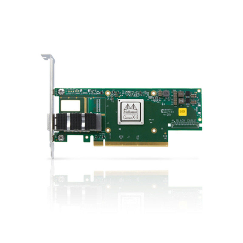 Nvidia MCX653105A-Ecat-Sp Connectx6 Single-Port OSfp56 EDR 100GB/S Vpi Infiniband-Netzwerkkarte