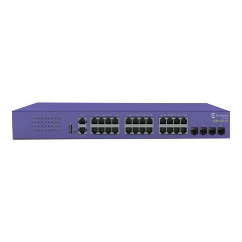 Volles Halbduplex-extremes Netz AVB 802.3at Poe X435 schalten 24T-4S 48 Häfen 216Gbps