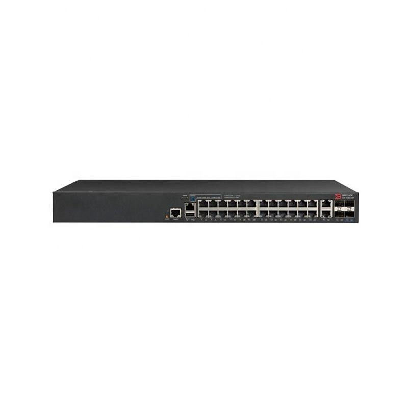 Krawall-Netz-Schalter ICX7150 10/100/1000Mbps RJ-45 PoE 370W 24P 4X1G
