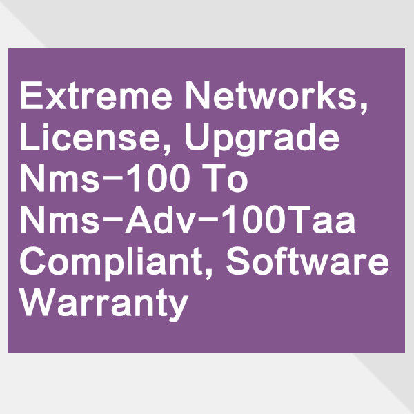 Switch-Lizenz von X690 Avb Extreme Networks 10 GB Switch NMS 100 Controller Upgrade Nms ADV