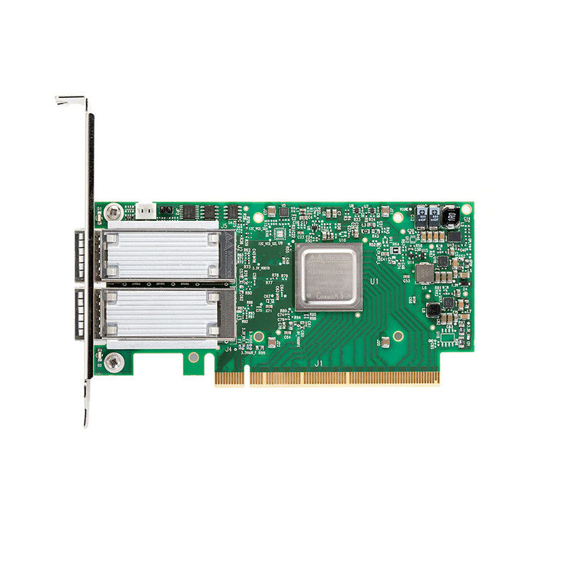 Doppel-Hafen QSFP28 PCIe3.0x16 100GbE NIC Mellanox Network Card MCX516A-CCAT