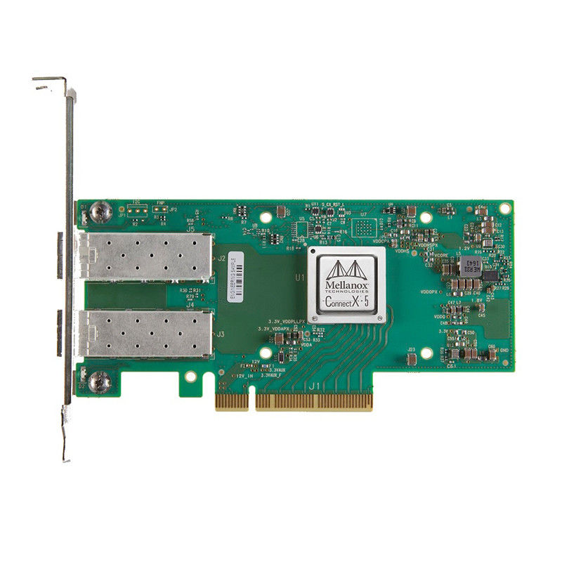 Kundenspezifisches verdrahtetes Ethernet-Karte SFPs Pcie Mellanox 10gb Karte MCX512A-ACAT ConnectX-5 en
