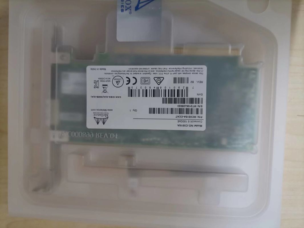 Netzwerkkarte-Adapter MCX515A-CCAT 100GbE InfiniBand Mellanox en 10 25 40 50 Oe-Geschwindigkeiten