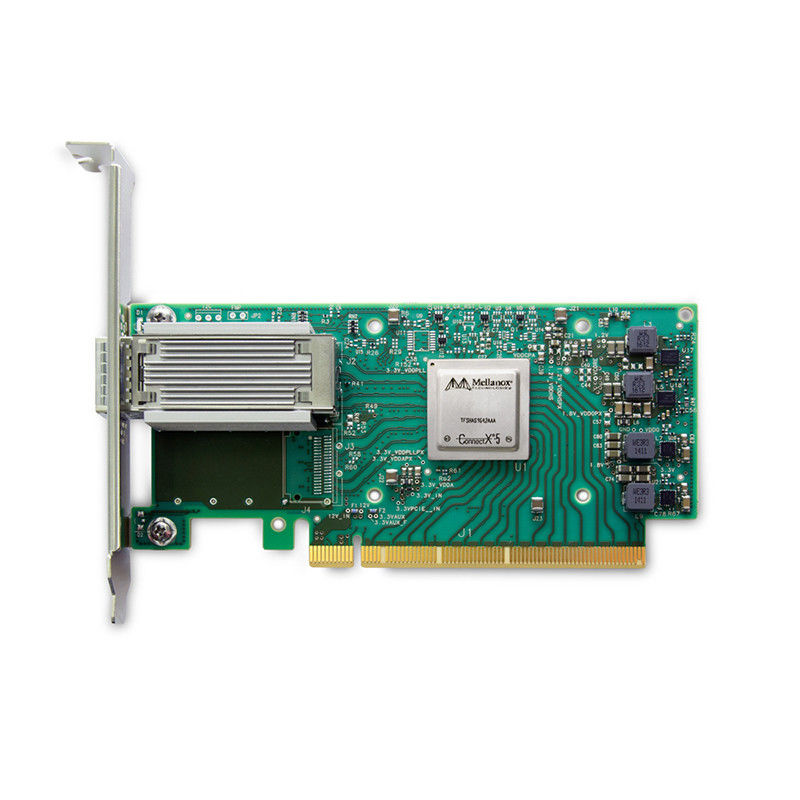 Netzwerkkarte-Adapter MCX515A-CCAT 100GbE InfiniBand Mellanox en 10 25 40 50 Oe-Geschwindigkeiten