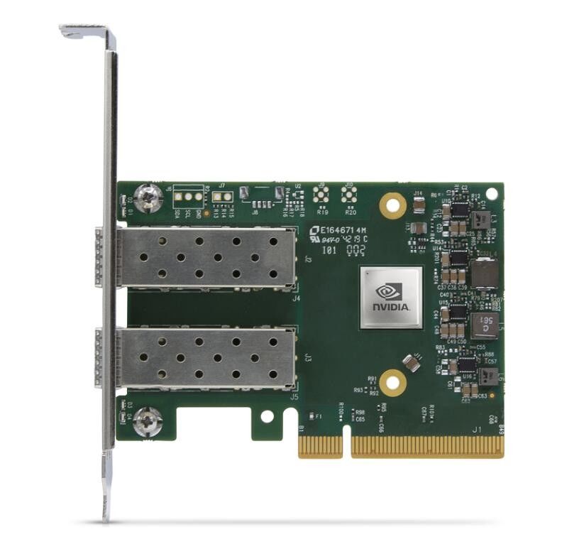 ConnectX-6 DX en-Schnittstelle Mellanox-Netzwerkkarte MCX623105AN-VDAT 100GbE Doppel-Port QSFP56