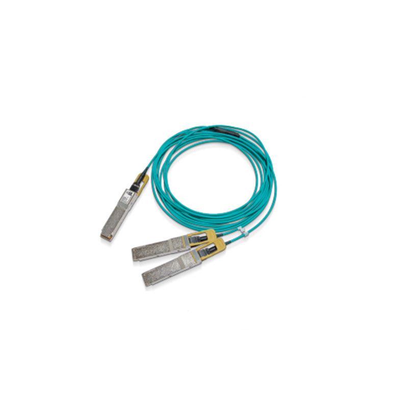 Niedriges Kabel MFS1S50-H005V Latenz Mellanox AOC Teiler-Kabel-Ethernet 200GbE zu 2x100GbE 5m