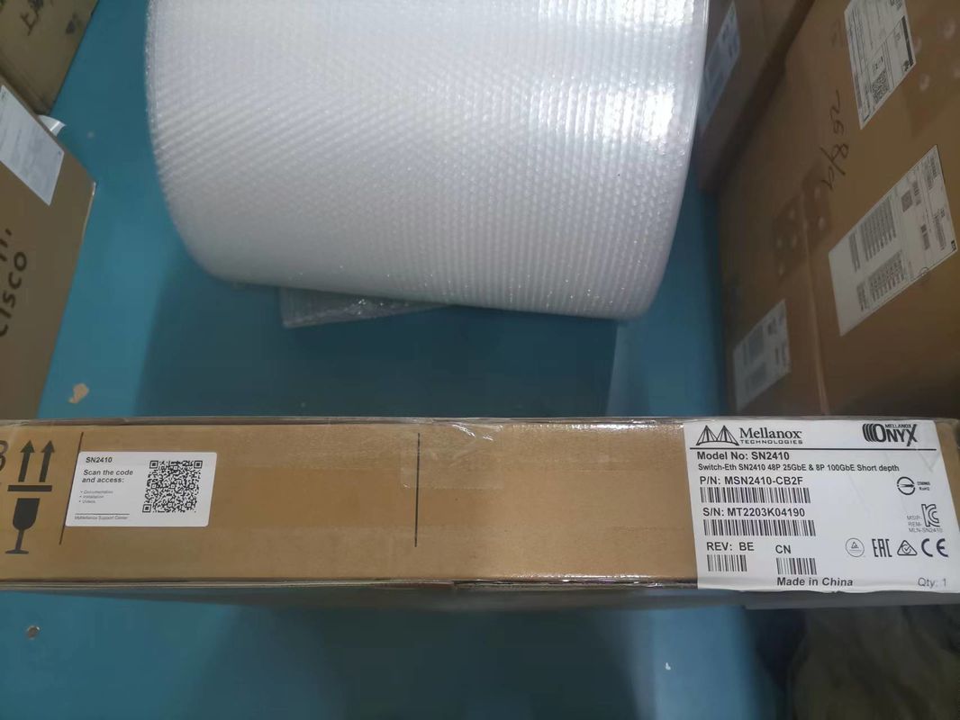 MSN2410-CB2F Mellanox Netz-Schalter-Ethernet mit Onyx 18 SFP28 und 4 Häfen QSFP28