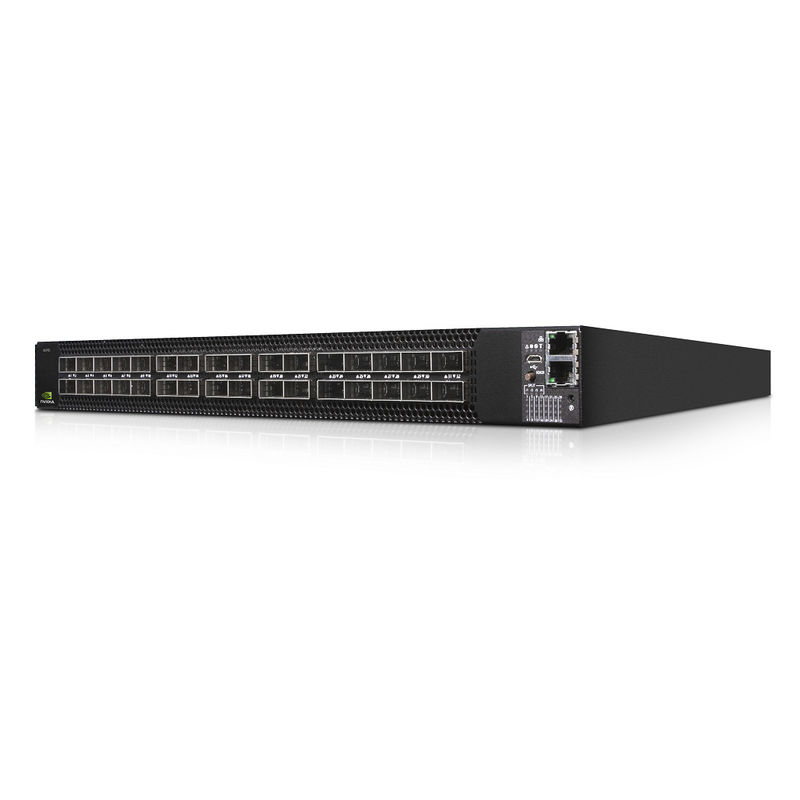 MSN3700-CS2F Mellanox tiefe X86 der Netz-Schalter-Versorgungs-(Wechselstrom) Standardluftstrom-Schienen-Ausrüstung CPU P2C