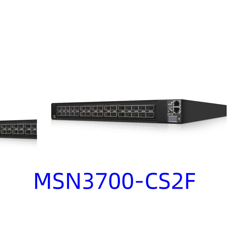 MSN3700-CS2F Mellanox tiefe X86 der Netz-Schalter-Versorgungs-(Wechselstrom) Standardluftstrom-Schienen-Ausrüstung CPU P2C