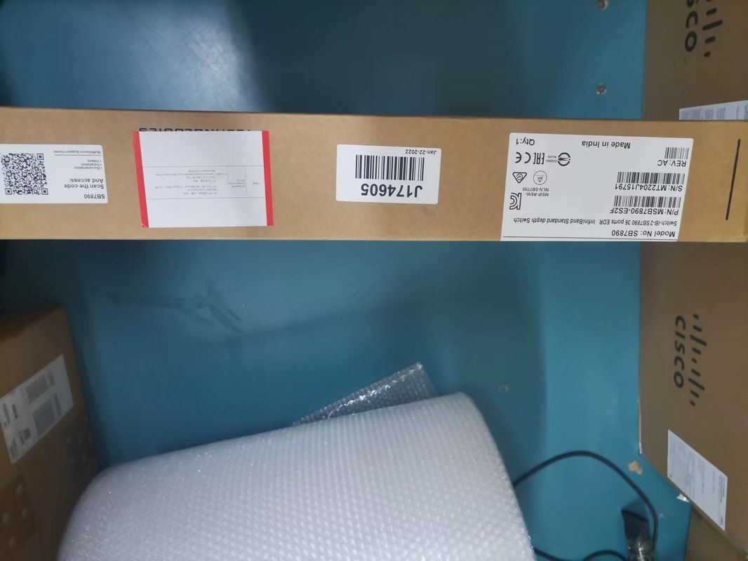 MSB7800-ES2F Mellanox System 36 QSFP28 Netz-Schalter InfiniBand EDR 100Gb/S trägt 1U
