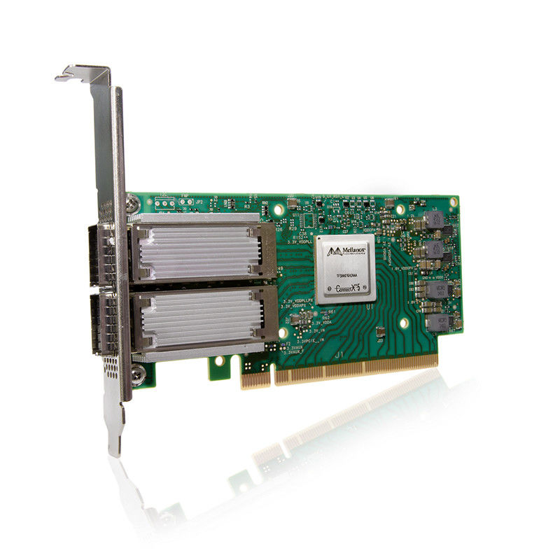 ConnectX-5 ex VPI Adapter Mellanox-Netzwerkkarte EDR InfiniBand und 100GbE Doppel-Port QSFP28 MCX556A-EDAT