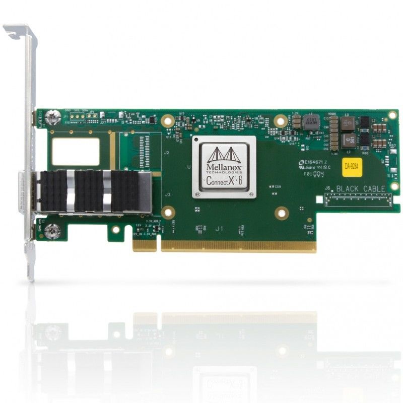 MCX653106A-ECAT Mellanox 100gb Doppel-Port NIC ConnectX- 6 VPI Hdr100 Edr Ib
