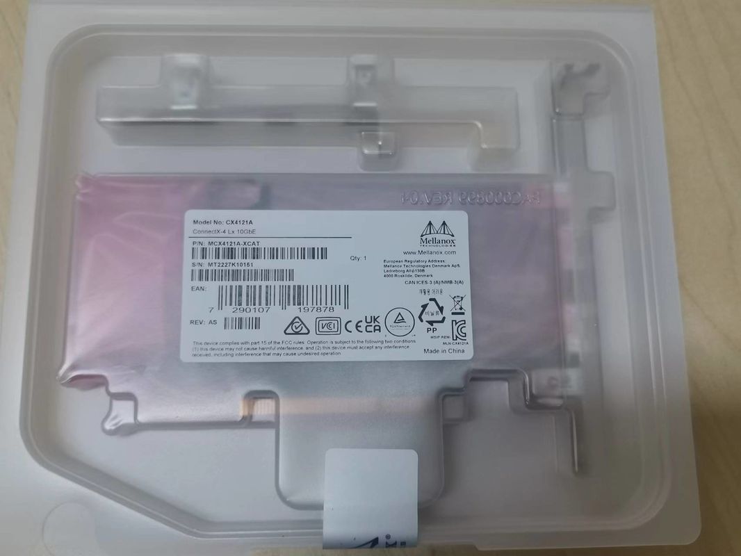 MCX4121A-XCAT ConnectX-4 Lx Netzwerkkarte 10GbE en Mellanox Doppel-Port SFP28 PCIe3.0 X8